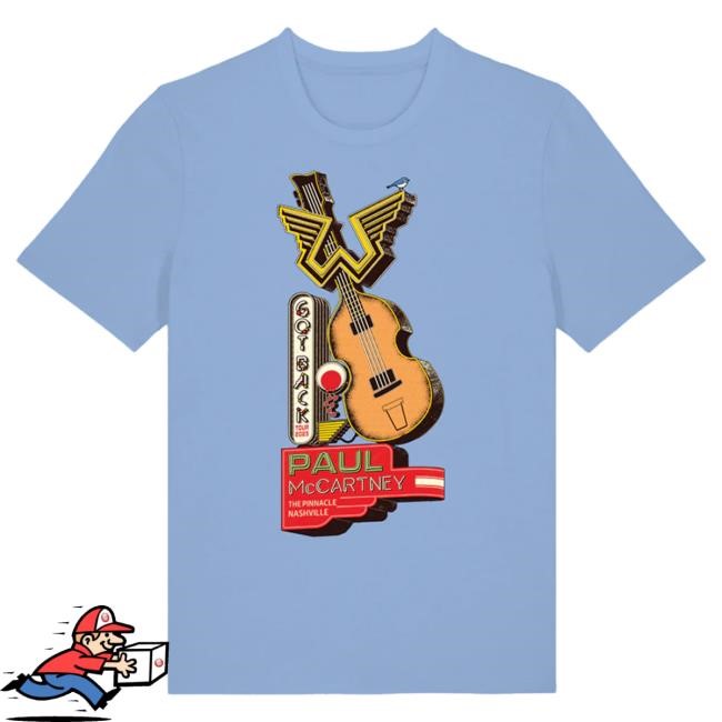 Official Paul Mccartney Merch Store Got Back 2025 Nashville Event New Shirt