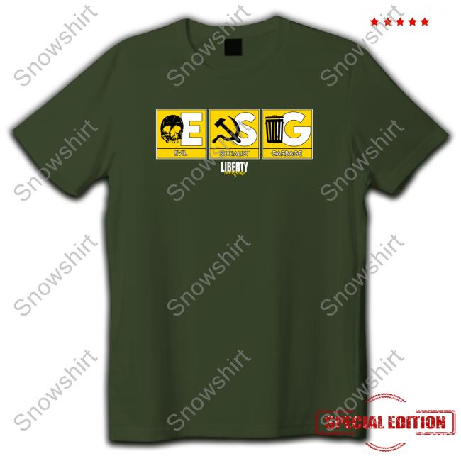 ESG Evil Socialist Garbage T Shirts Official Toplobsta Merch ESG Evil Socialist Garbage Tee Shirt