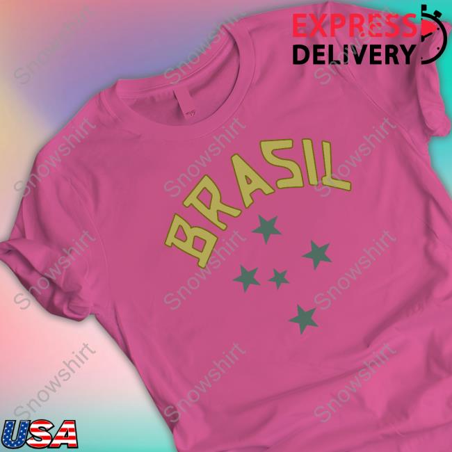 Brasil Star Sweatshirt Official Brasil Star Long Sleeve Tee Shirt