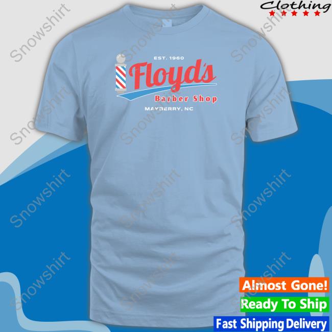 Floyd's Barber Shop Shirt Super70sSports Official Floyd's Barber Shop Hooded Sweatshirt Super70sSports