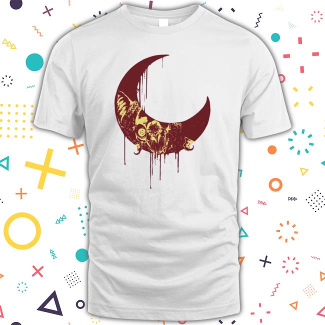 Mxmorggo Blood Red Moon Tee Shirt