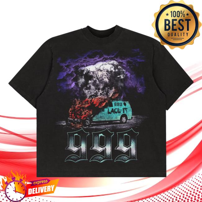 Official 999 Club Merch Tpne Van Tee Black