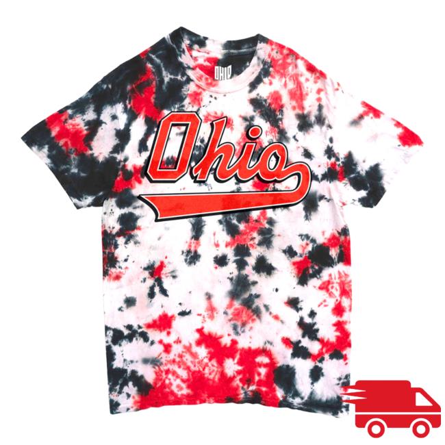 Official Ohio Clothing Store Shop 3D Tie Dye Ohio Hooded Sweatshirt All Over Print Ohioclothing