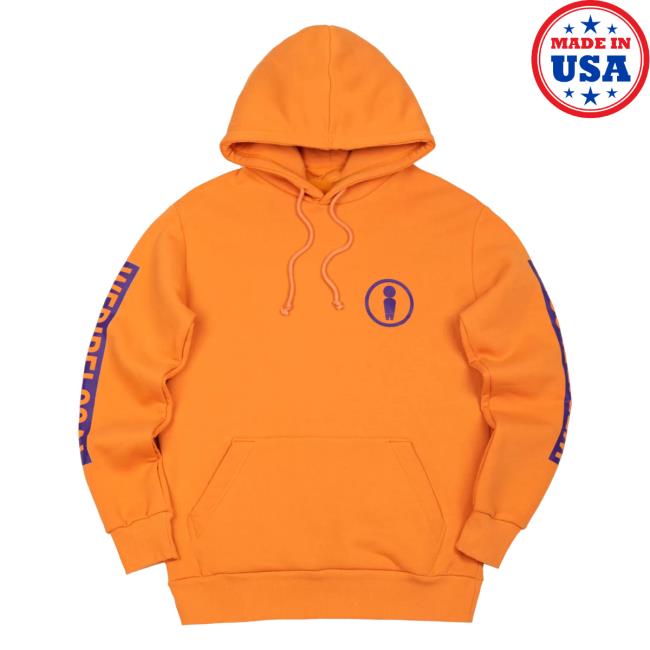 Official We Ride Local Union Orange Popover Hoodie
