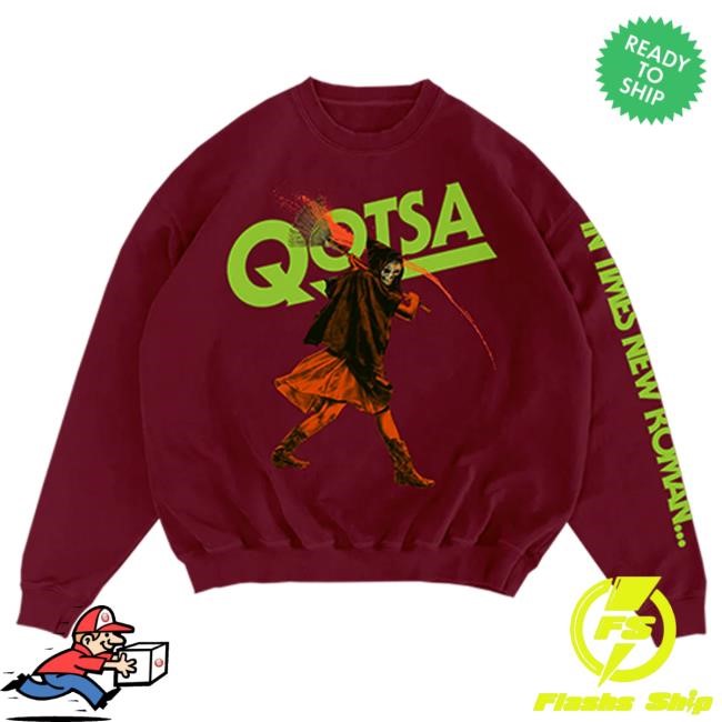 Official Queens of the Stone Age Merch Store In Times New Roman... Sweater Qotsa