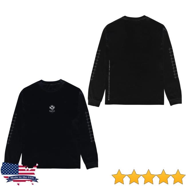 Official Complex Merch Store Shop Supervsn Studios Free Form Grid Long Sleeve Shirt New