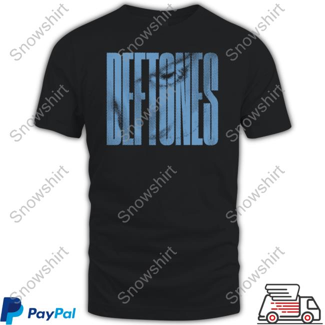 Official Deftones Merch Around The Fur Halftone Logo Tee Shirt