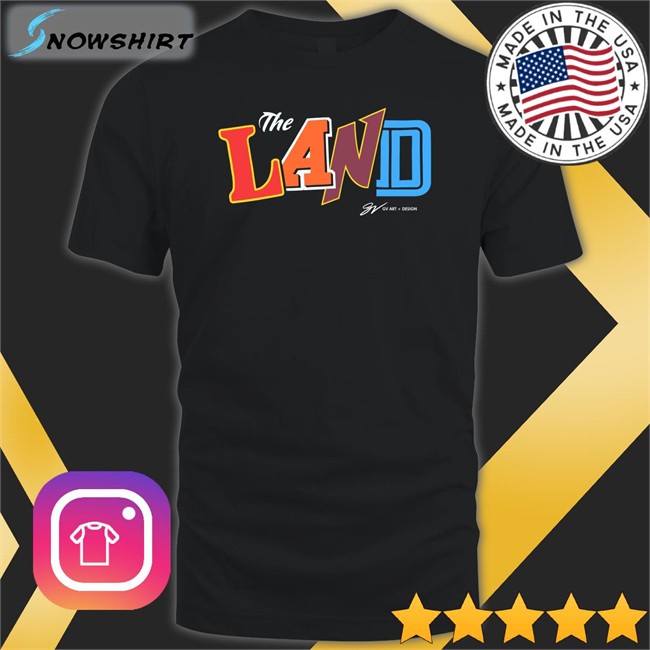 Gv Art + Apparel Shop GVartwork Cleveland Basketball All Eras The Land Shirt Gv Art + Apparel Shop Cleveland Basketball All Eras The Land Hooded Sweatshirt GVartwork