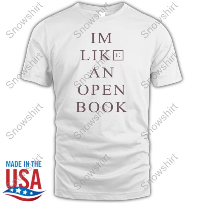 Official I m Like An Open Book Tee Shirt Ssense Merch