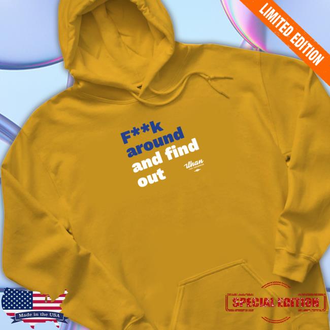 Official Ilhan Omar Merch Store Fk Around And Find Out Gold Ilhan For Congress # Ilhanomar Hot Shirt Official Ilhan Omar Merch Store Fk Around And Find Out Gold Ilhan For Congress # Ilhanomar Shirt New