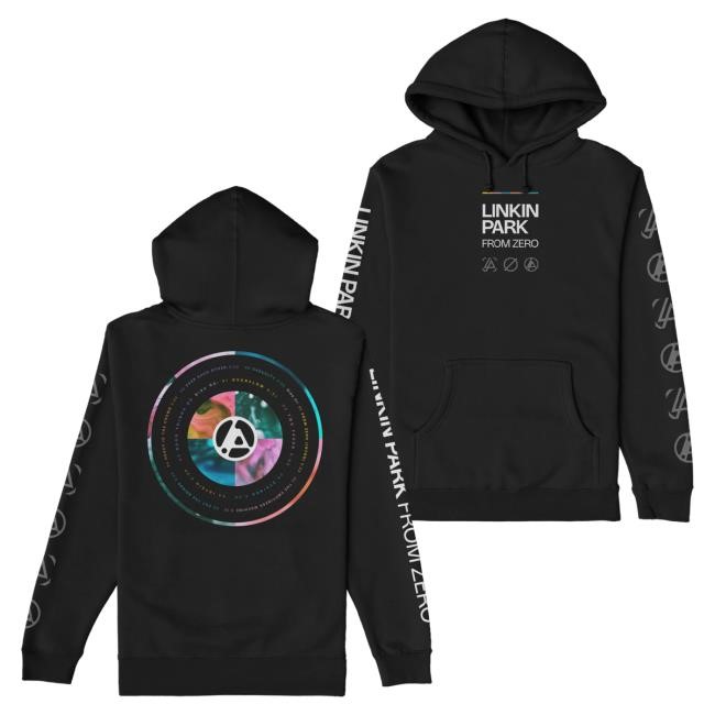 Official Linkin Park Merch Store Linkin Park From Zero Radiate Black Pullover Sweatshirt LinkinPark