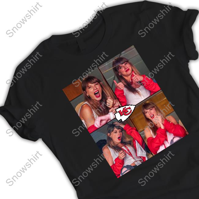 Official Taylor Swift Watching The Chiefs Game Tee