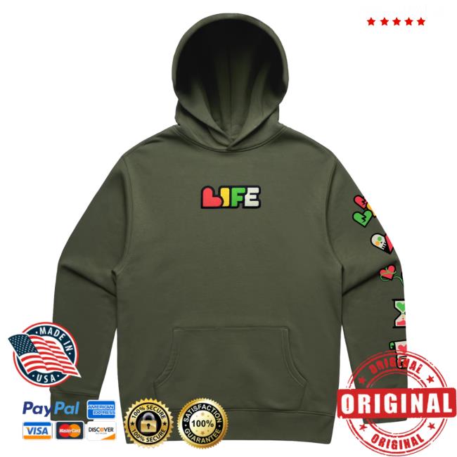 Official Life Series Merch Life Series Pull Over Hoodie Cypress (Green) Life Series Clothing Store Shop