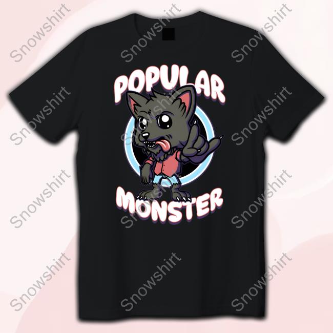 Official Falling In Reverse Popular Monster Cartoon Wolf Shirt