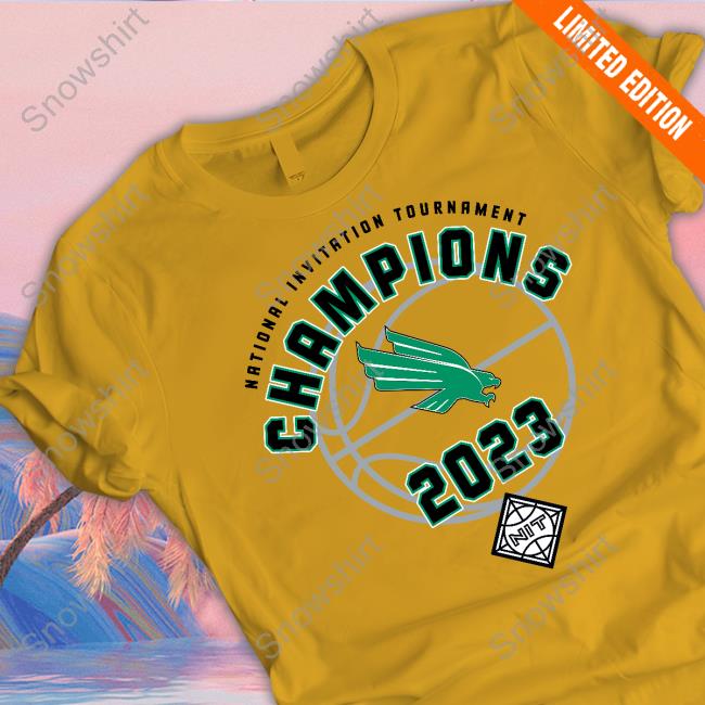 North Texas Nit Champions T Shirt North Texas Nit Champions Tee White