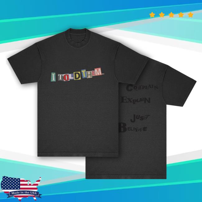 Official Burna Boy Merch Store I Told Them… New Shirt Burnaboy