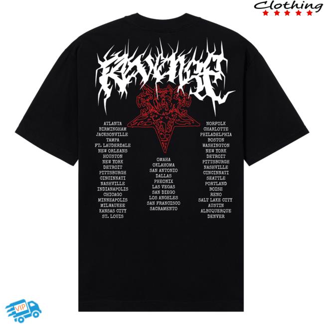 Official Revenge City Morgue Metal Sweatshirt Official Revenge Merch Revenge City Morgue Metal Tee