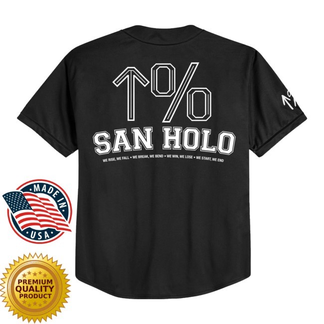 San Holo Merch Light X Jersey Baseball Jersey
