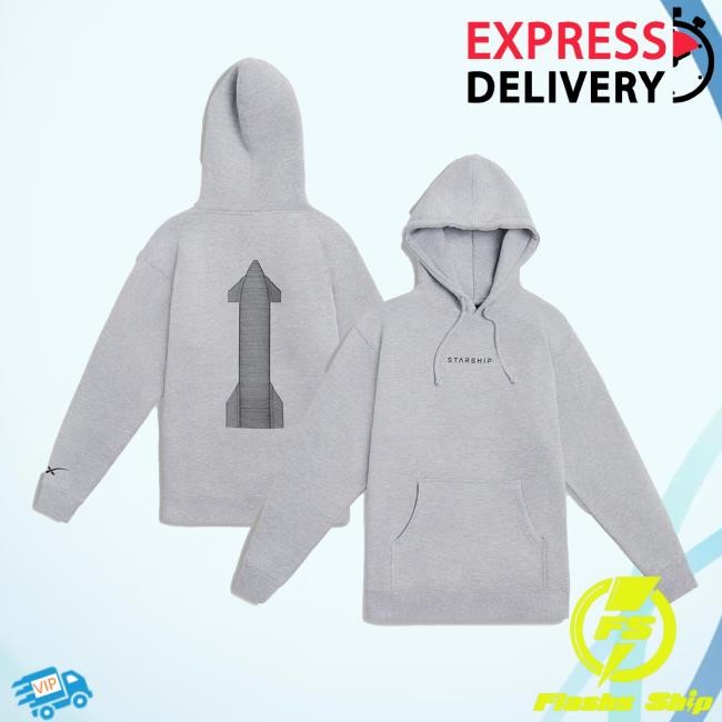 Starship Heatshield Pullover Hoodie SpaceX Merch