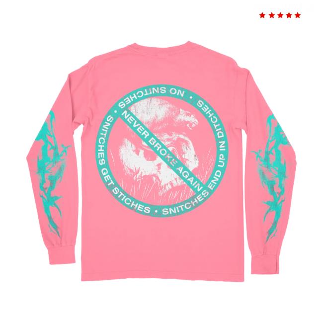 Official No Snitchin Long-Sleeve Official No Snitchin Long Sleeve Tees