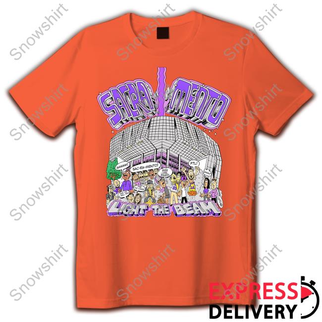 Official Midtown Merch Sacra Mento Light The Beam Shirt