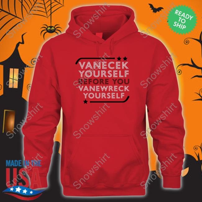 New Jersey Devils Vanecek Yourself Before You Vanewreck Yourself T-Shirt
