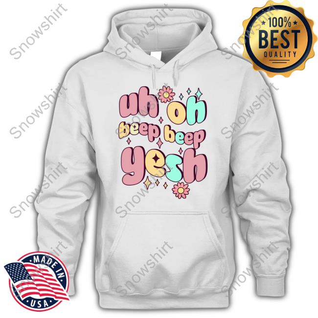 Lauren Derouen Uh Oh Cream Hoodie