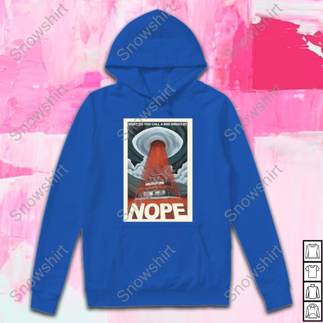 Official What Do You Call A Bad Miracle Nope Blood Rain T-Shirt