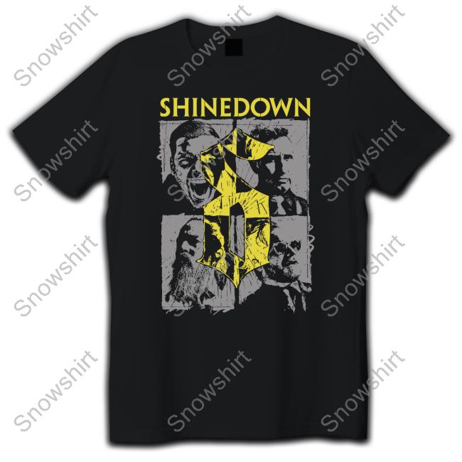 Official Shinedown Merch Photo Tee Shirt Official Shinedown Photo Tee