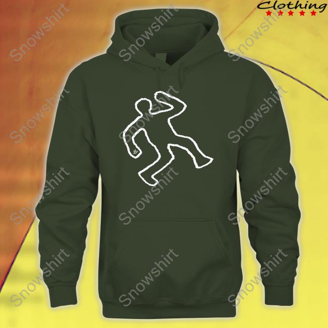 Ericdoa Chalk Outline Tee Shirt Patient Zero Chalk Outline T Shirts