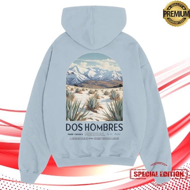 Official Doshombres Merch Dos Hombres Spring Frost Blue Popover Hoodie