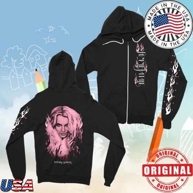 Britney Spears Apparel Clothing Merch Store Femme Fatale Zip Up Hoody BritneySpears Shop