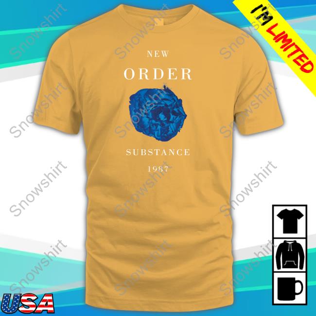 Official New Order Merch Substance 1987 New Order Hooded