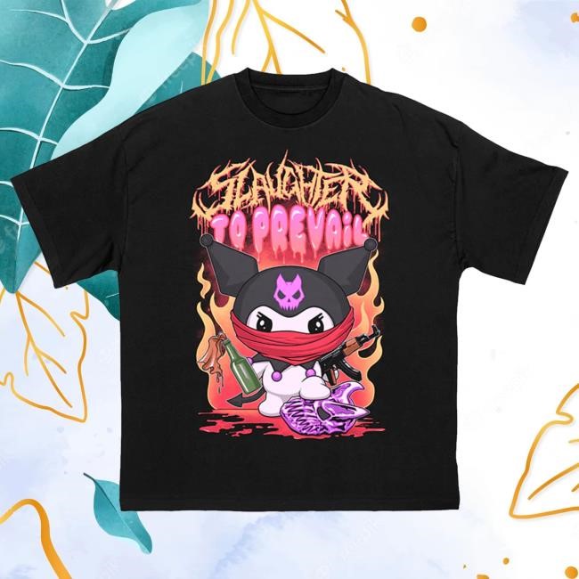 Slaughter To Prevail - Sanrio Of Darkness New Tee White Logo Slaughter To Prevail Merch