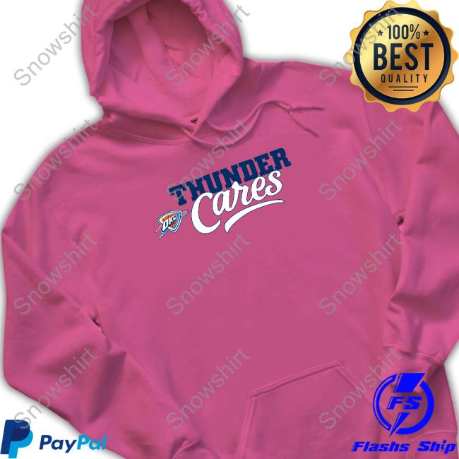 Isaiah Joe And Jaylin Williams Okc Thunder Cares T-Shirt Okc Thunder Cares Tee