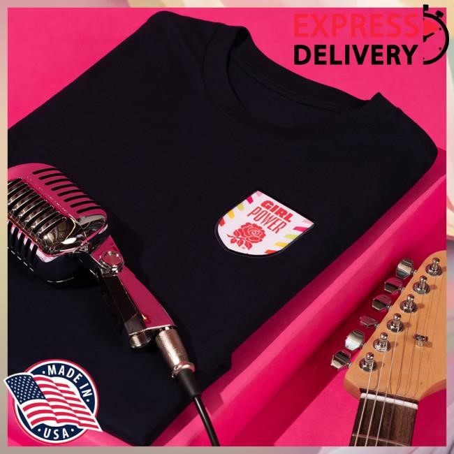 Official Spice Girls Merch Store Red Roses x Spice Girls Standard Fit Navy T Shirt