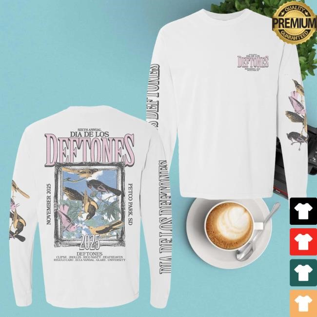 Official Deftones Merch Store Deftones Bird Frame Long Sleeve Hot Shirt Deftones Shop