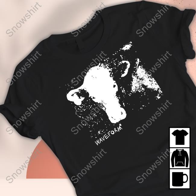 Run For Cover Records Waveform Cow Tee