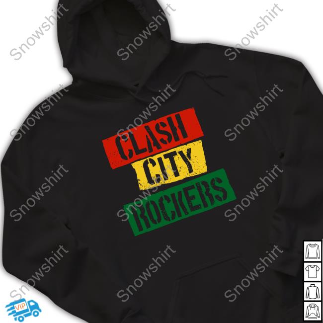 The Clash Merch The Clash Clash City Rockers Logo Shirt