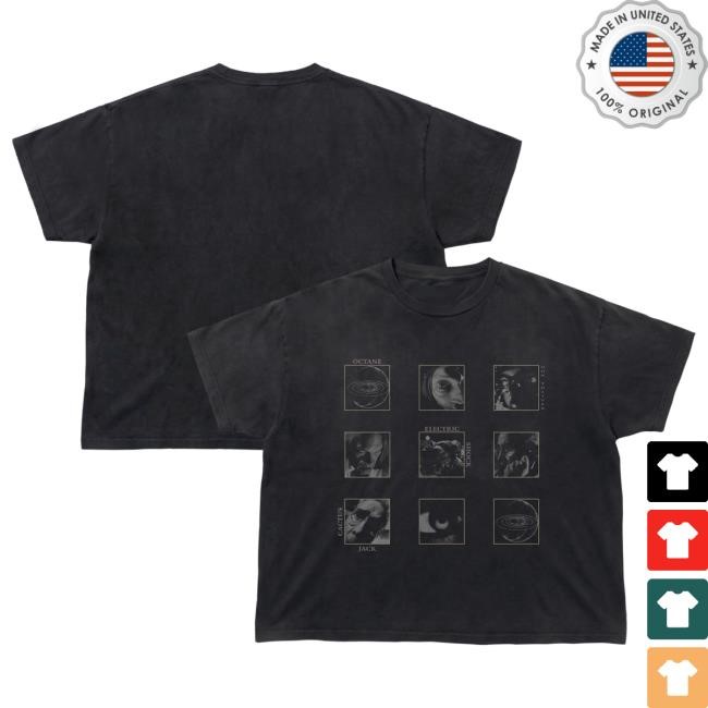 Vibrant Artwork Don Toliver Electric Shock Tee Black