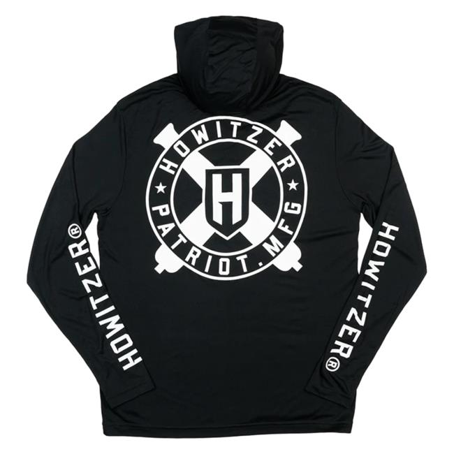 Official Howitzer Clothing Howitzer Patriot Hood Black