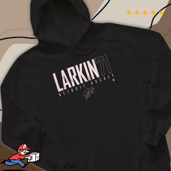 Dylan Larkin Elite Signature Tee Shirt Official Dylan Larkin Elite Signature Hoodie