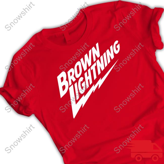 Lamorne Shop Brown Lightning Shirts Lamorne Shop Brown Lightning Shirt