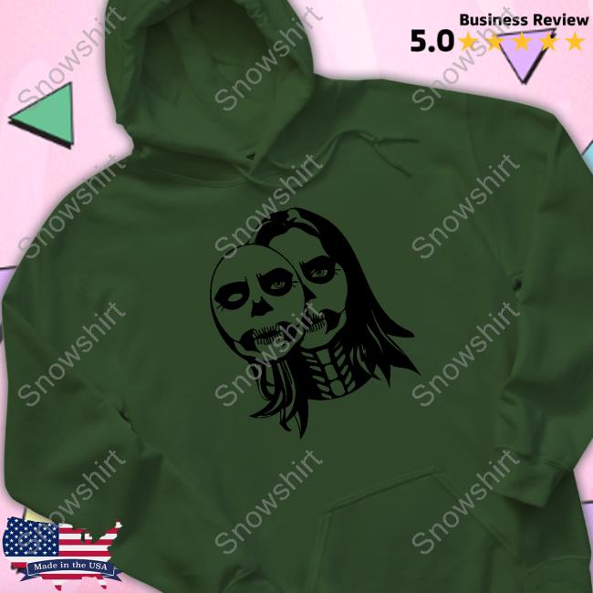 Lizzy Mcalpine Merch Skull Face Long Sleeve Tee Skull Face Shirt