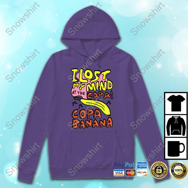Official Zoë Bread Shop I Lost My Mind At The Copa Copabanana T-Shirt Official Zoë Bread Shop I Lost My Mind At The Copa Copabanana T-Shirt