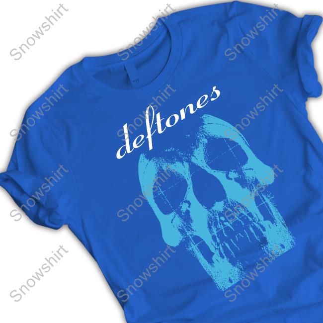 Deftones Blue Skull Crewneck Sweatshirt Deftones Blue Skull T Shirt