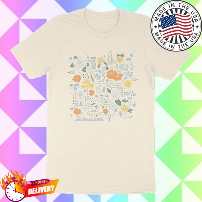 Official Toad The Wet Sprocket Lyric Flower Map (Light Attractive Shirt) - Vintage Vibes