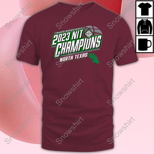 Official Ncaa North Texas Mean Green 2023 NIT Champions Hoodie