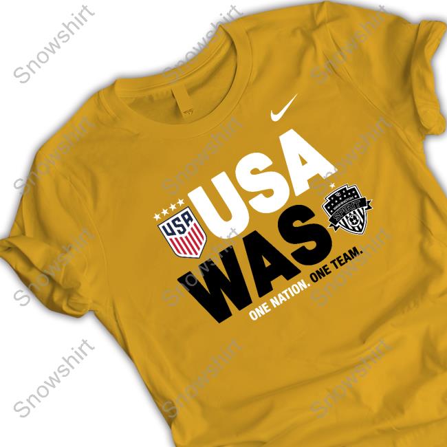 Official Washington Spirit Usa Was One Nation One Team Tee
