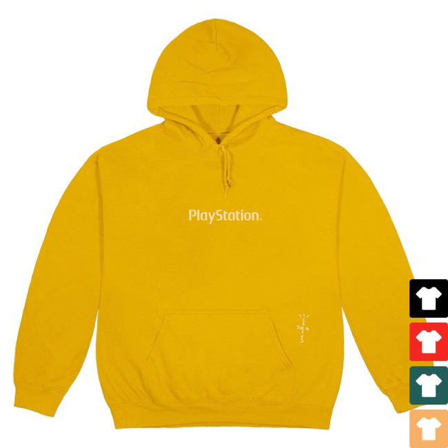 Official Travis Scott Merch Store Travis Scott Motherboard IV Sweatshirt Yellow TravisScott Shop